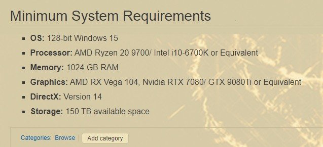 Elden Ring System Requirements